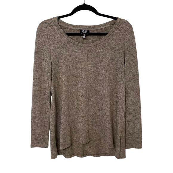 Jones New York Brown Round Neck Tunic Sweater Pullover S - Picture 1 of 6